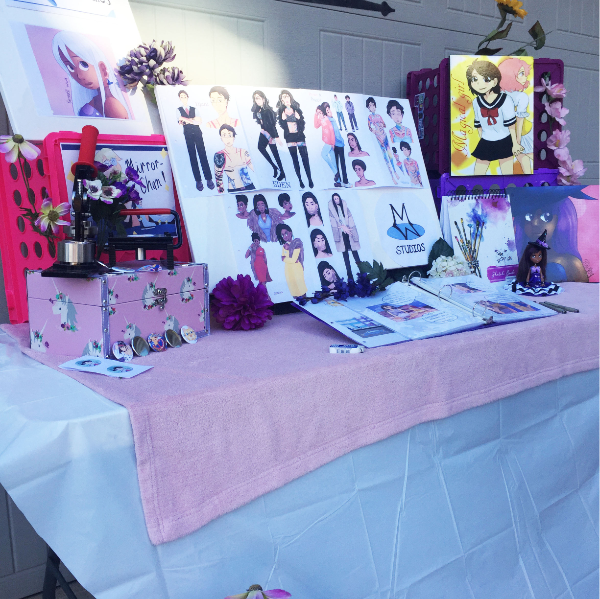 An image of a convention table